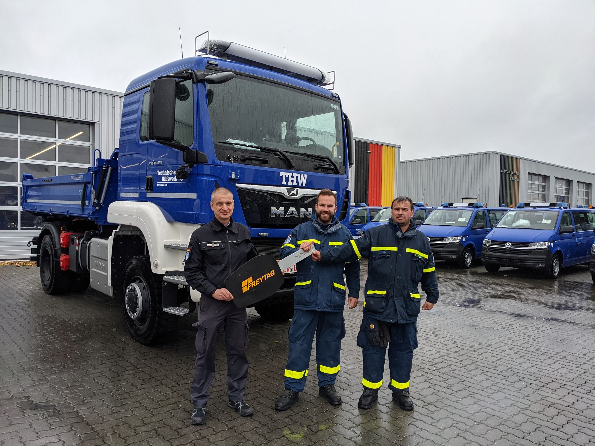 Aus Alt mach Neu – neuer LKW Kipper für den Ortsverband