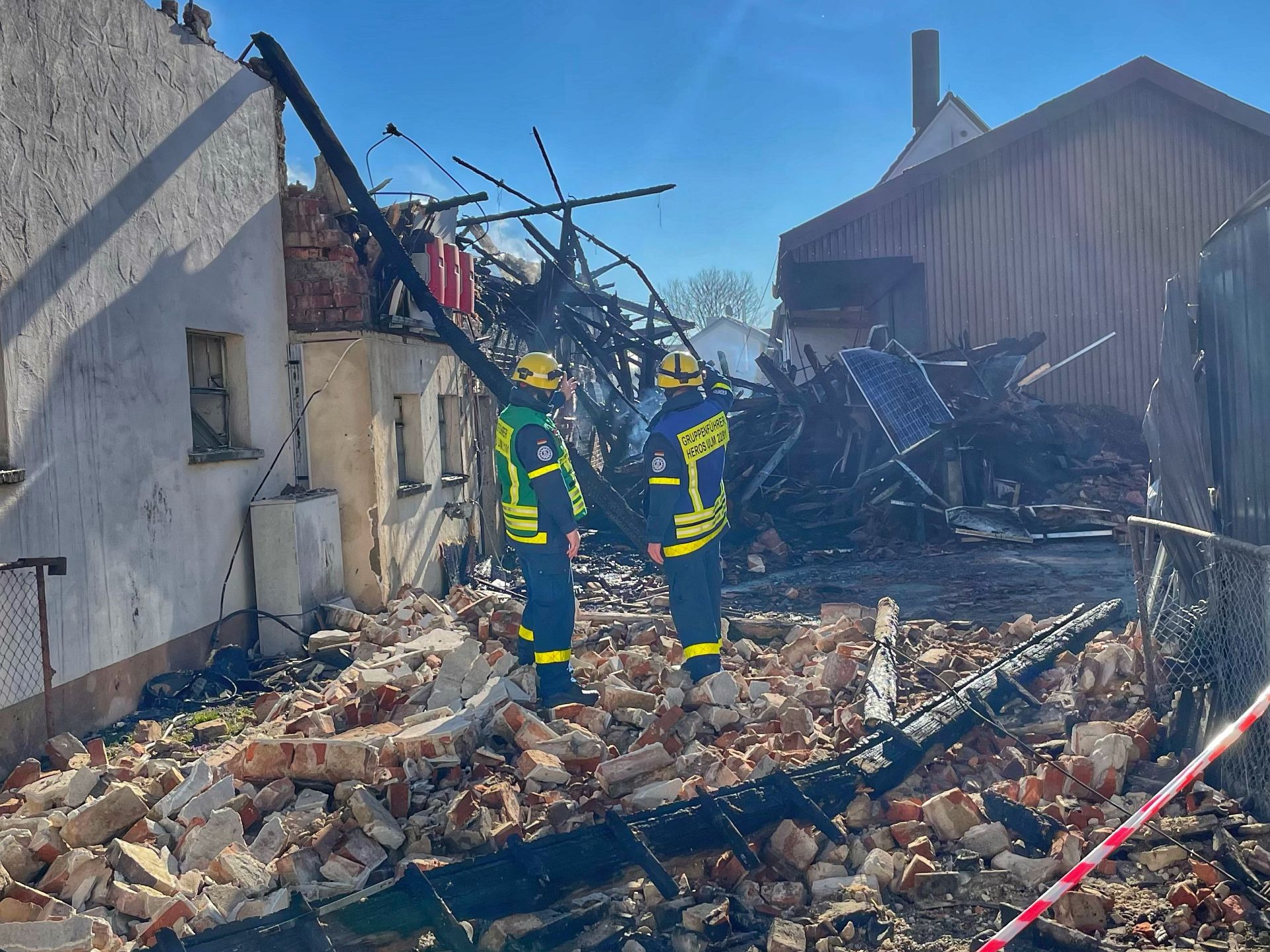 Komplexer Brandeinsatz in Wiblingen