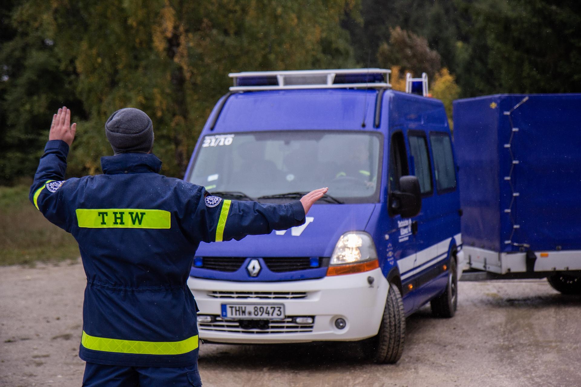 THW Ulm nimmt am Ausbildungswochenende des Regionalbereichs Biberach teil