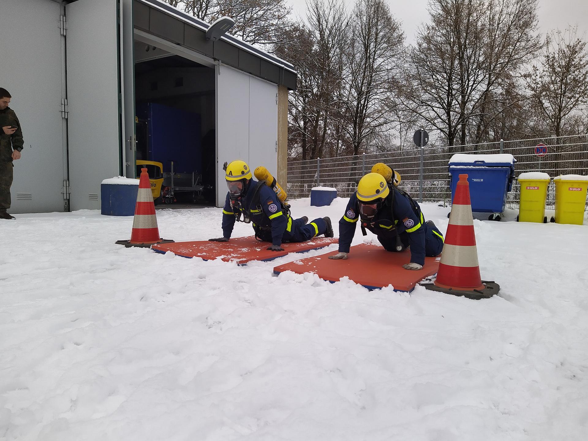 Hindernislauf mit Atemschutz