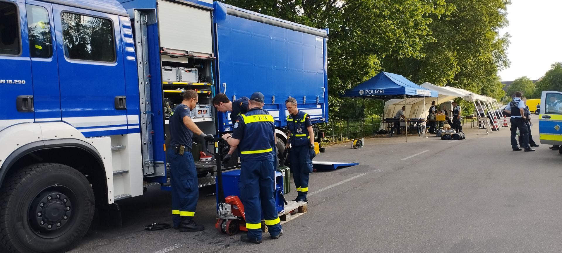 Unterstützung für das Polizeipräsidium Ulm bei erfolgreicher Großkontrolle