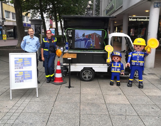 Kulturhupe in Ulm informiert über das THW