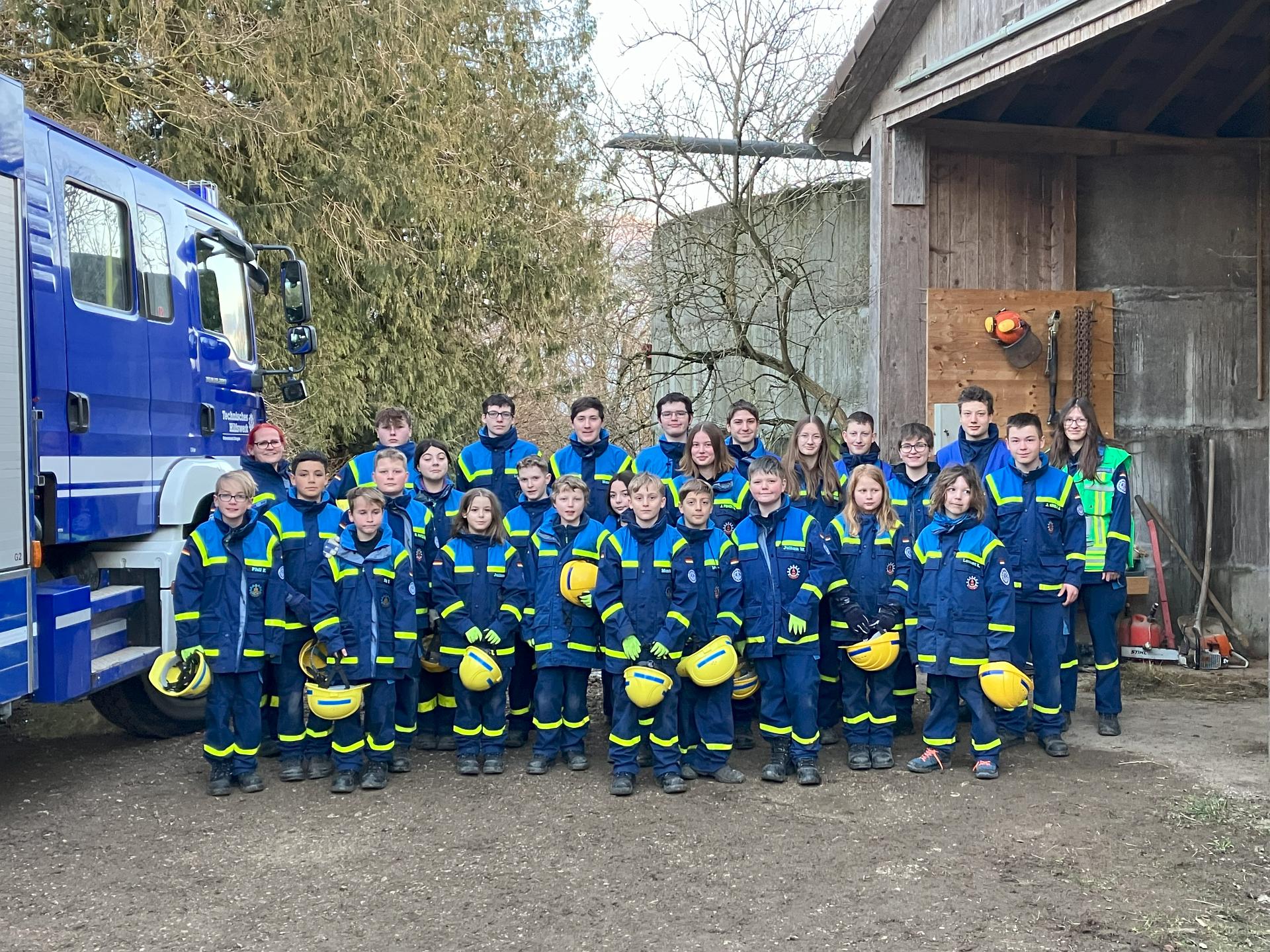 Übungswochenende der THW-Jugend in Ehingen: Gemeinsame Herausforderungen und Teamgeist