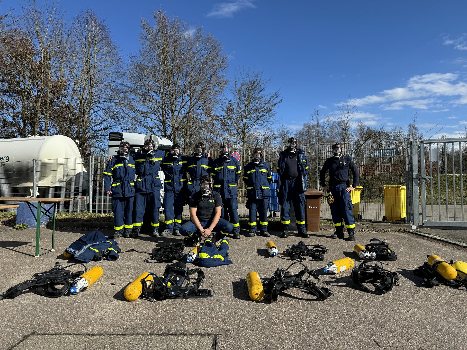 Erfolgreiche Atemschutzausbildung in Ulm